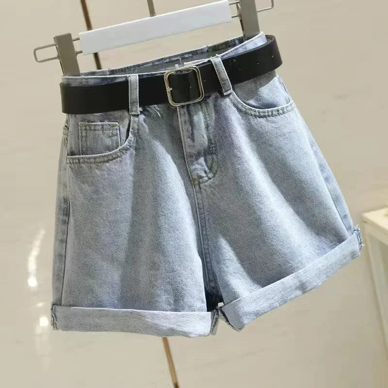 Women Rider Motorcycle Wing Rivet Embroidery Shorts Y2k Vintage Gothic Hot Girl Sexy Washed Denim Shorts Low Waist Mini Skirts